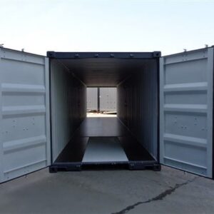 Contenedor marítimo 40 pies dobles puertas gris nuevo - Imagen 3